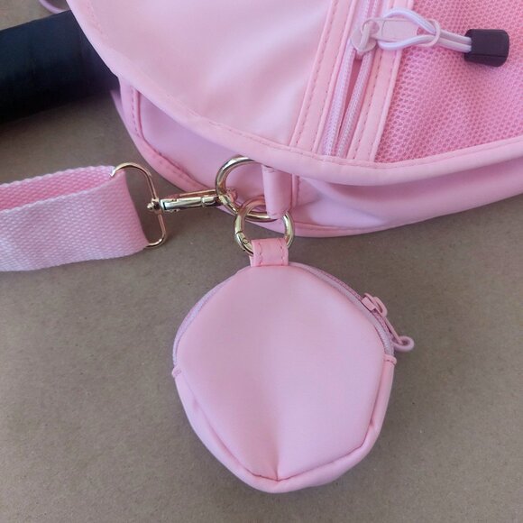Light Pink Cross-body Pickleball Bag with a Coin Purse - Picture 11 of 12